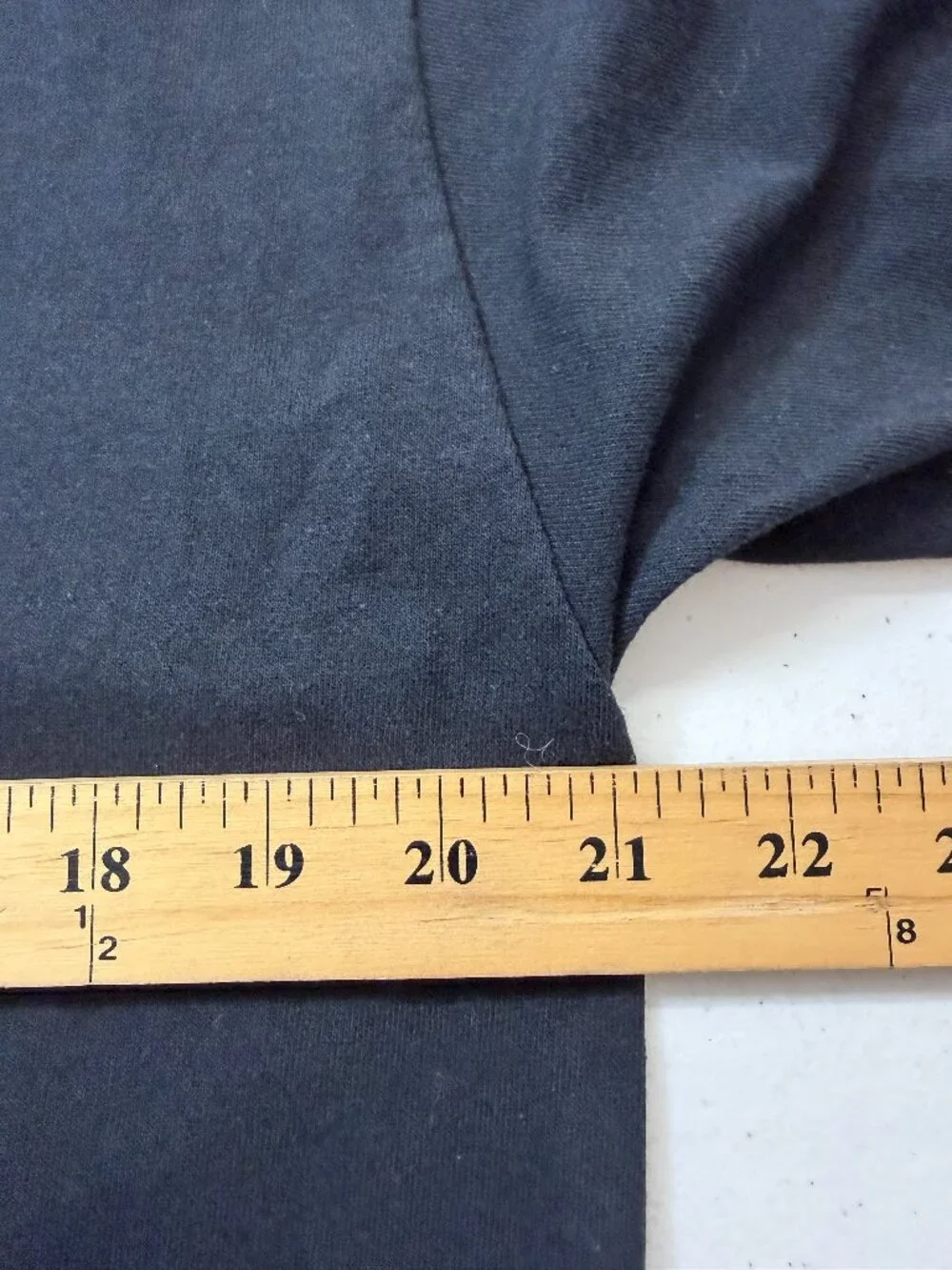 ALO Yoga Black Short Sleeve Logo Tee with White Print - Picture 3 of 5